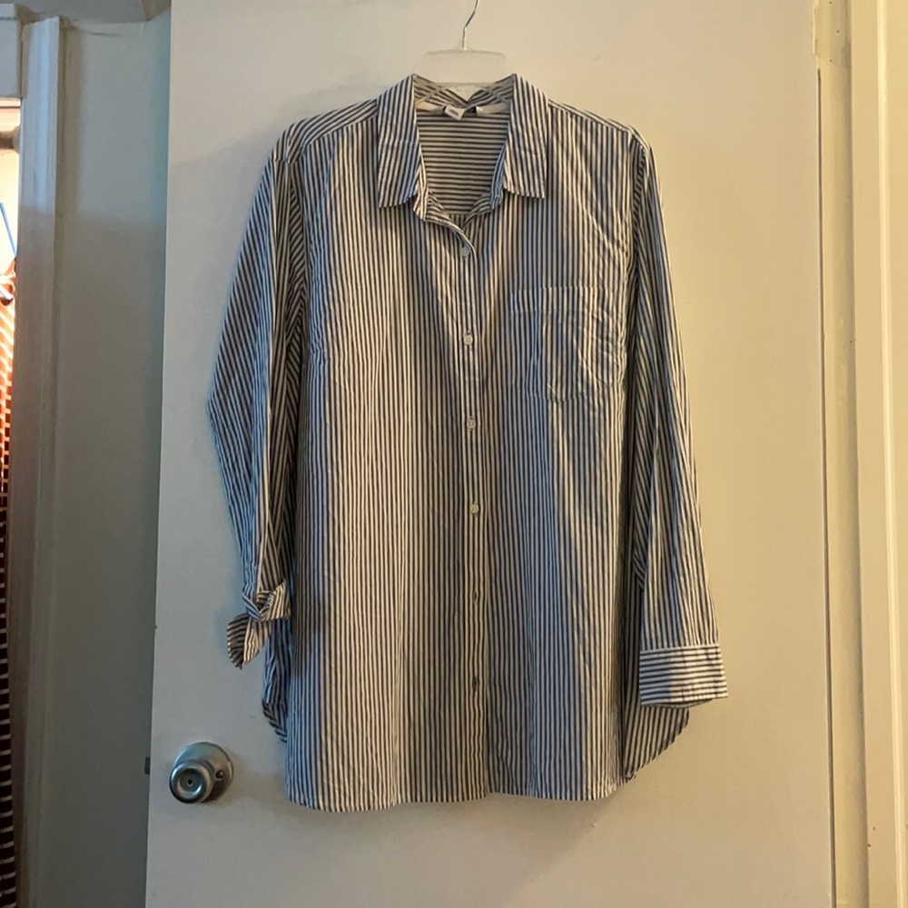 Tunic length button down